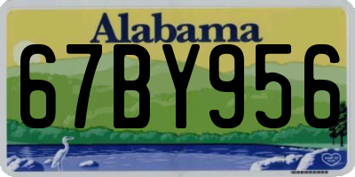 AL license plate 67BY956