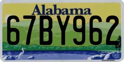 AL license plate 67BY962