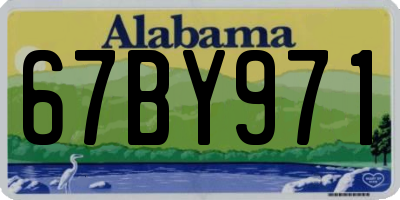 AL license plate 67BY971