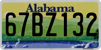 AL license plate 67BZ132