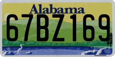 AL license plate 67BZ169