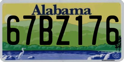 AL license plate 67BZ176
