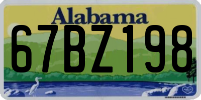 AL license plate 67BZ198