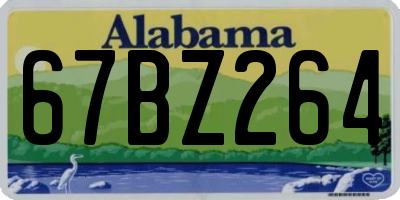 AL license plate 67BZ264