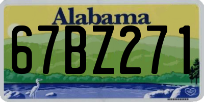 AL license plate 67BZ271