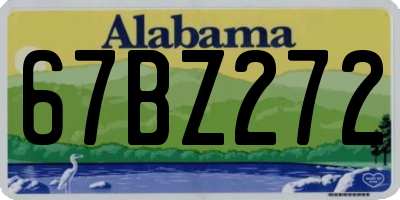 AL license plate 67BZ272