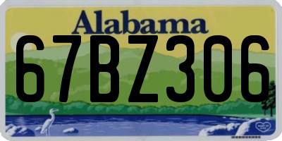AL license plate 67BZ306