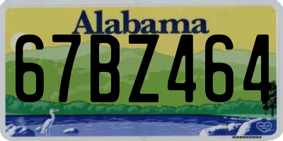 AL license plate 67BZ464