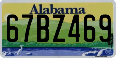 AL license plate 67BZ469