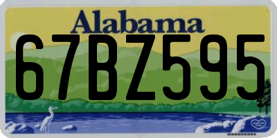 AL license plate 67BZ595