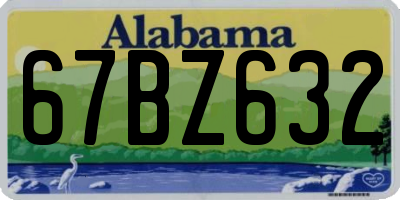 AL license plate 67BZ632