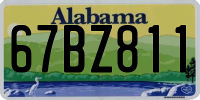 AL license plate 67BZ811