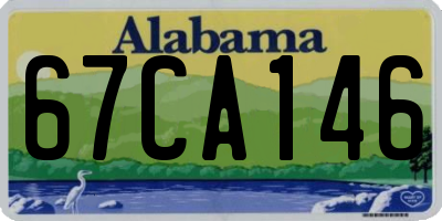 AL license plate 67CA146