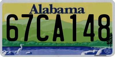 AL license plate 67CA148