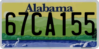 AL license plate 67CA155