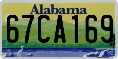AL license plate 67CA169