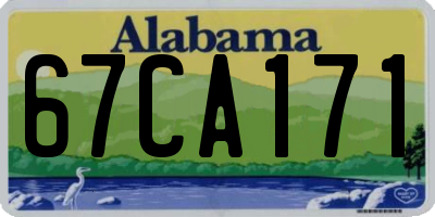 AL license plate 67CA171