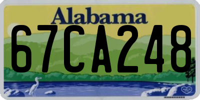 AL license plate 67CA248