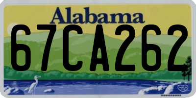 AL license plate 67CA262