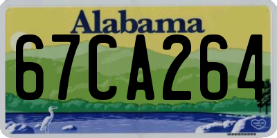 AL license plate 67CA264