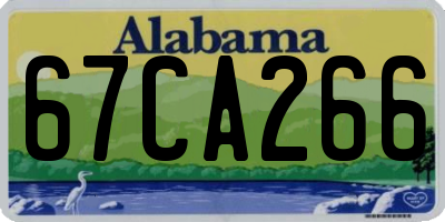 AL license plate 67CA266