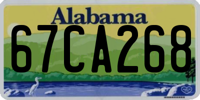 AL license plate 67CA268