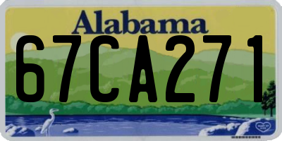 AL license plate 67CA271