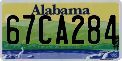 AL license plate 67CA284