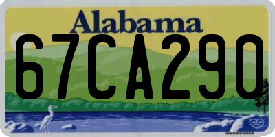 AL license plate 67CA290