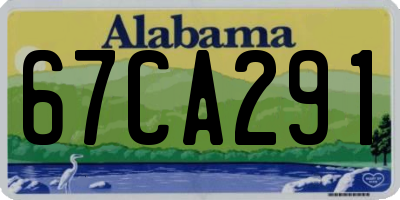 AL license plate 67CA291