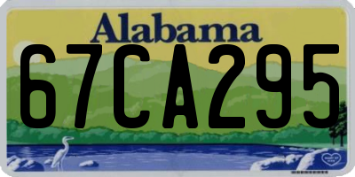 AL license plate 67CA295