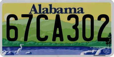 AL license plate 67CA302