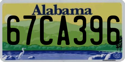 AL license plate 67CA396