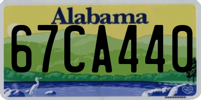 AL license plate 67CA440
