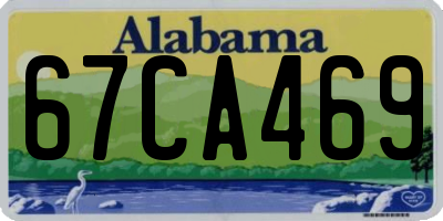 AL license plate 67CA469