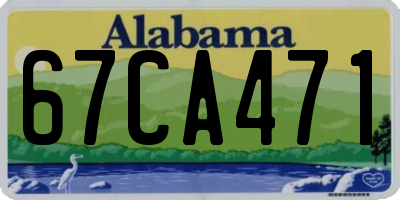 AL license plate 67CA471