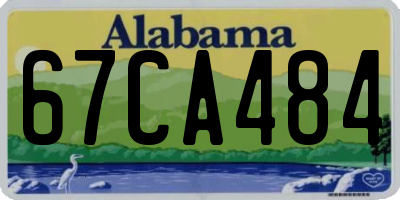 AL license plate 67CA484