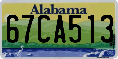 AL license plate 67CA513