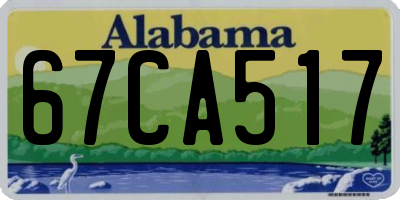 AL license plate 67CA517