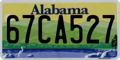 AL license plate 67CA527