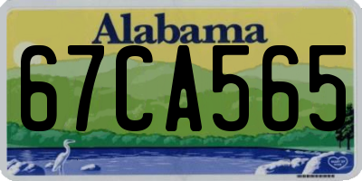 AL license plate 67CA565
