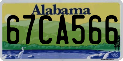 AL license plate 67CA566