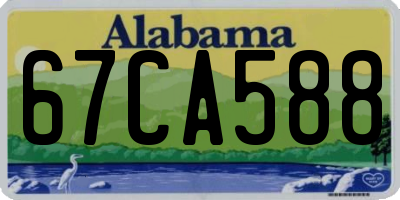 AL license plate 67CA588