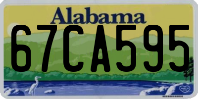 AL license plate 67CA595