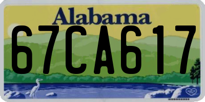 AL license plate 67CA617