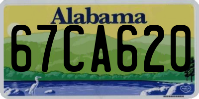 AL license plate 67CA620