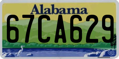 AL license plate 67CA629