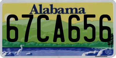 AL license plate 67CA656