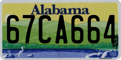 AL license plate 67CA664
