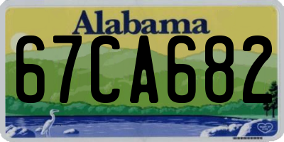 AL license plate 67CA682